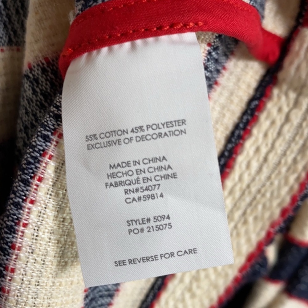 CAbi Navy and White Striped Blazer NWT - Picture 11 of 11